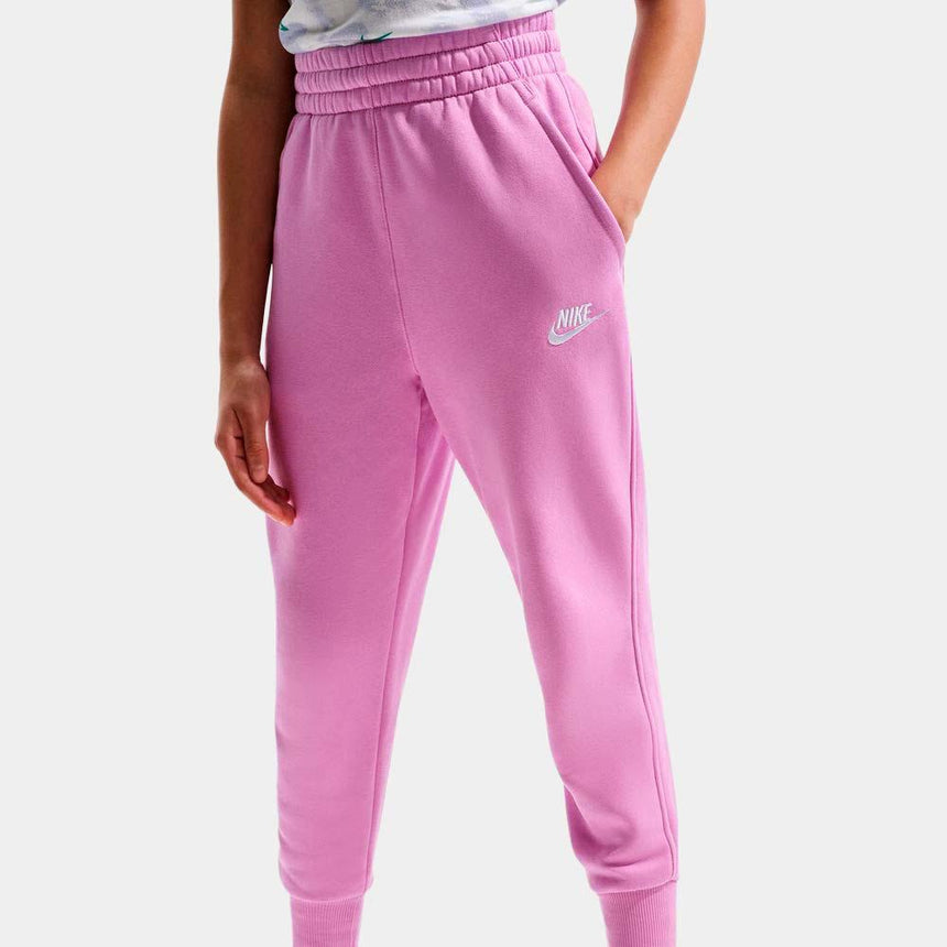 Pantalón Nike Sportswear Club Fleece Ajustado De Talle Alto - Niña