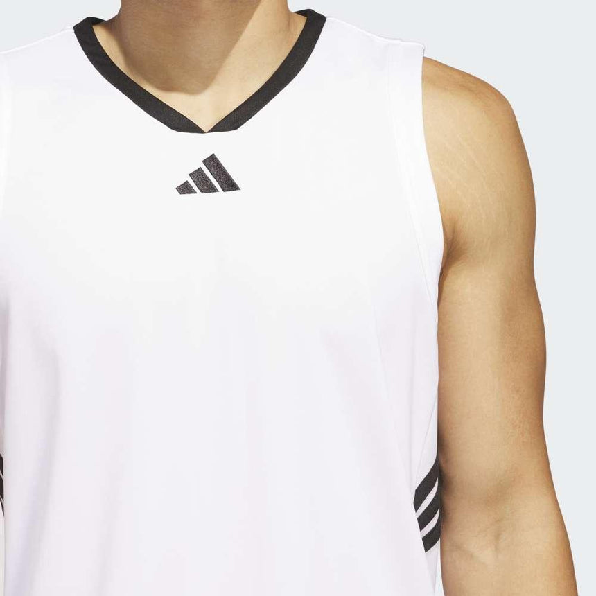 adidas Camiseta Baloncesto Hombre 3-Stripes Tank