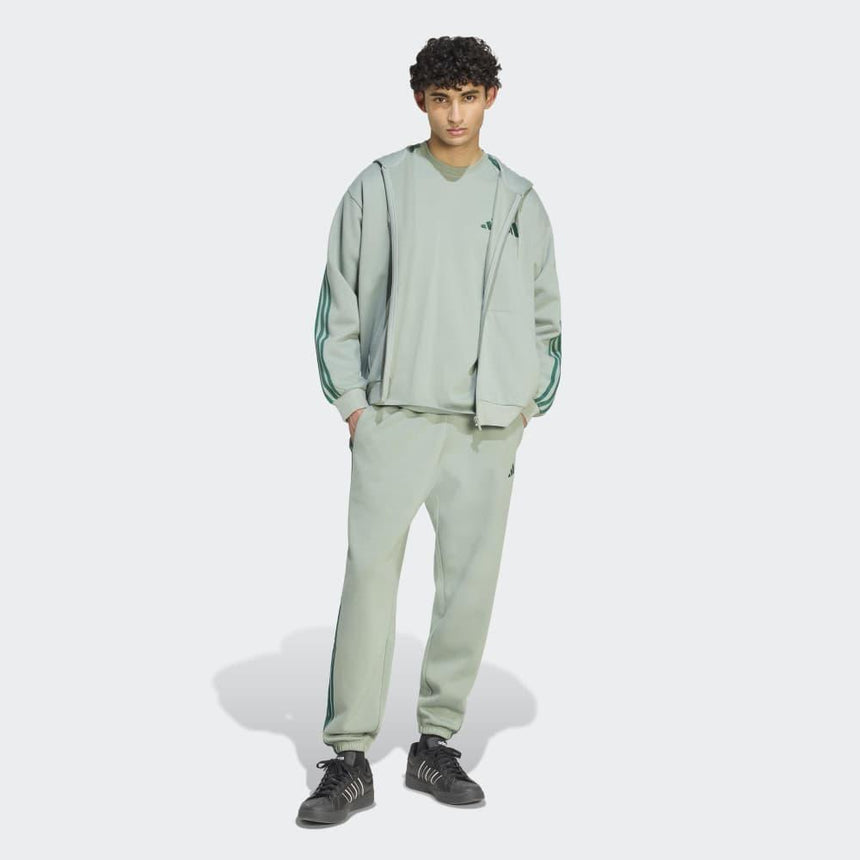 adidas Pantalón De Felpa Con Puños Y Corte Cónico Essentials 3-Stripes