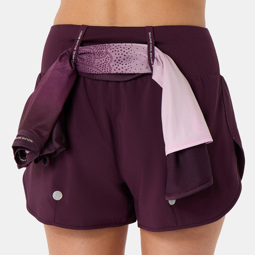 Short Asics Road 3.5” Para Mujer