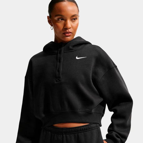 Sudadera Nike Sportswear Phoenix Fleece Con Capucha Henley - Mujer