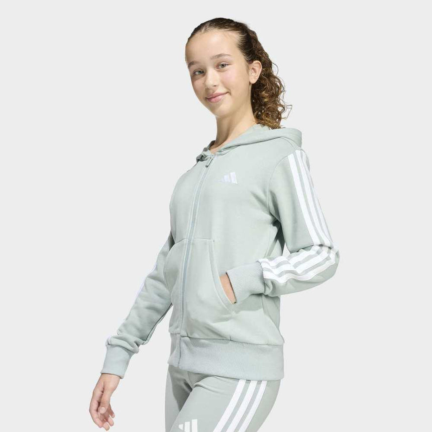 adidas Sudadera Con Capucha Essentials Con Cierre De Cremallera