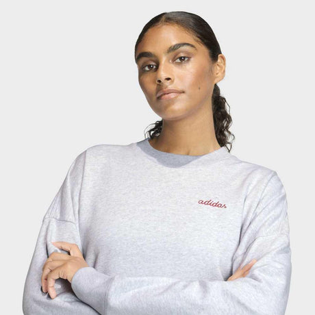 adidas Sudadera Básica Con Gráfico Bordado Seasonal Essentials Colorpop