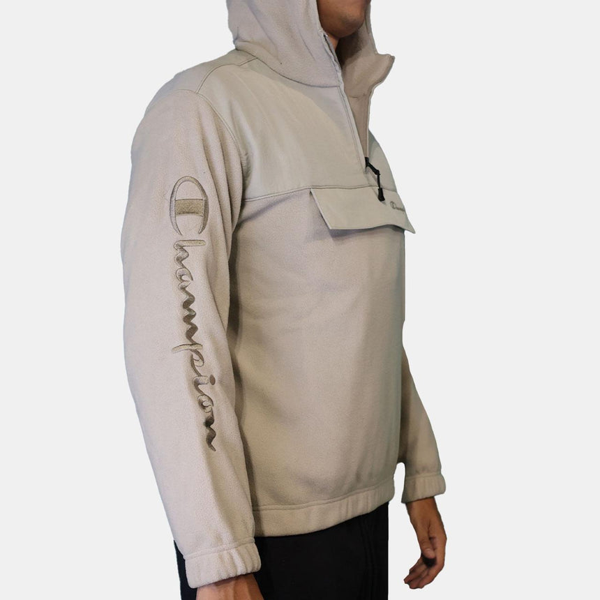 Champion Hooded Half Zip Sweatshirt