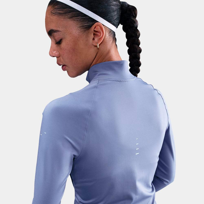 Camiseta De Running Nike Swift De Capa Intermedia Con Cremallera Completa DrI-Fit - Mujer