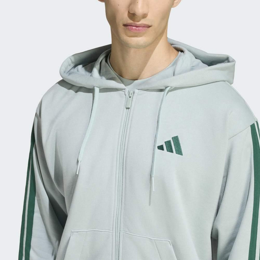 adidas Chaqueta Con Capucha Essentials French Terry 3 Bandas