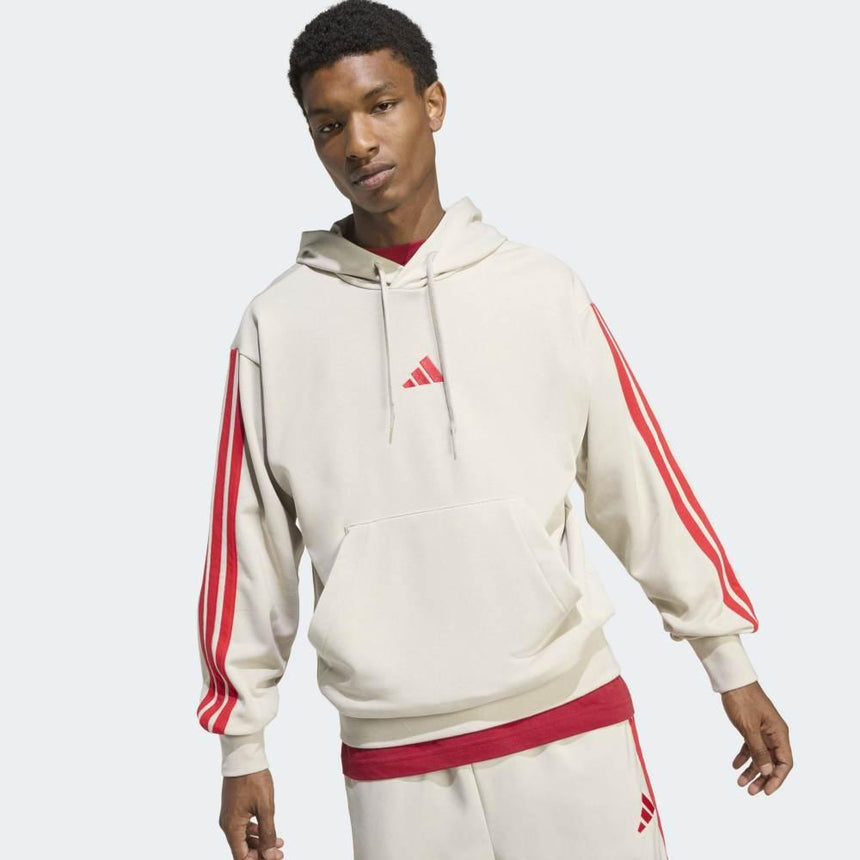 adidas Sudadera Con Capucha Essentials French Terry 3 Bandas
