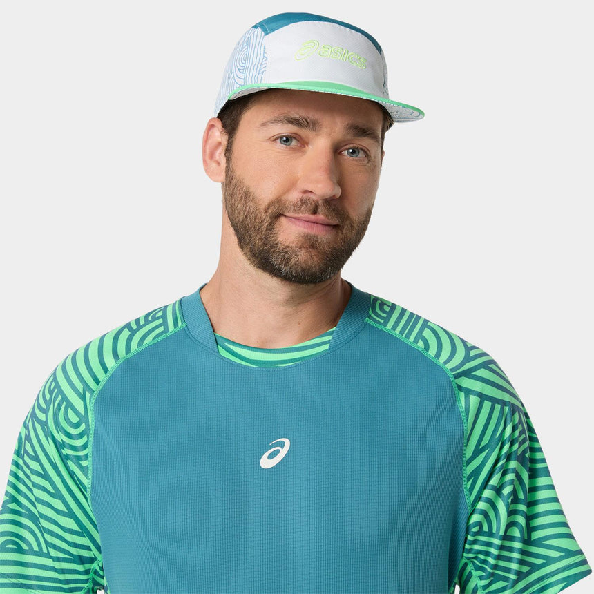 Camiseta Asics Padel Court All Over Print Ss Top Hombre