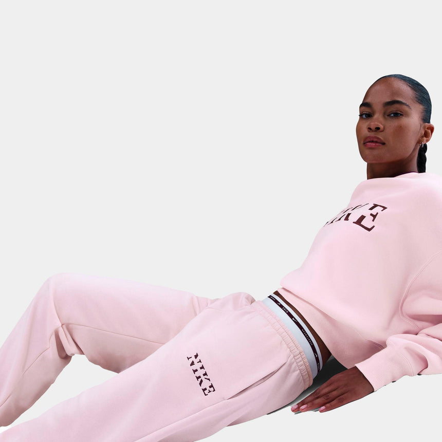 Pantalón De Chándal Nike Sportswear Phoenix Fleece De Talle Alto - Mujer