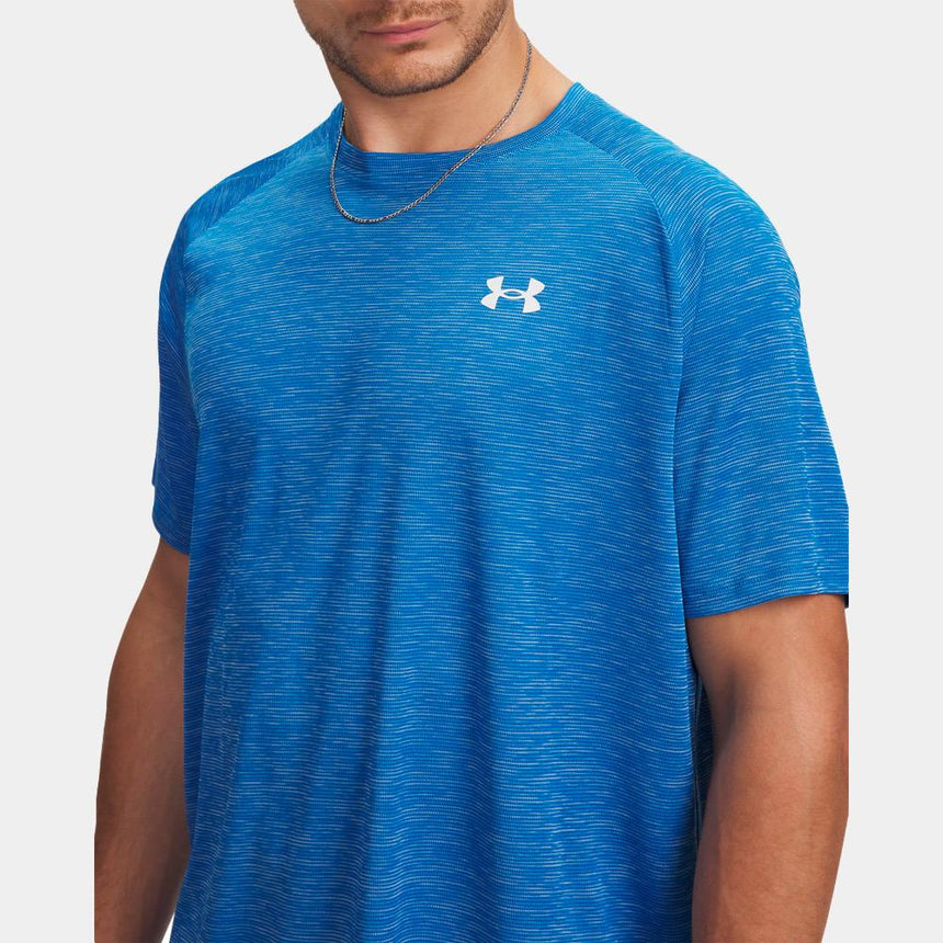 Camiseta De Manga Corta Con Textura Ua Tech