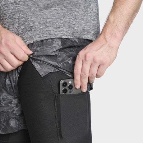 adidas Pantalón Corto 2 En 1 Spray Dye Own The Run