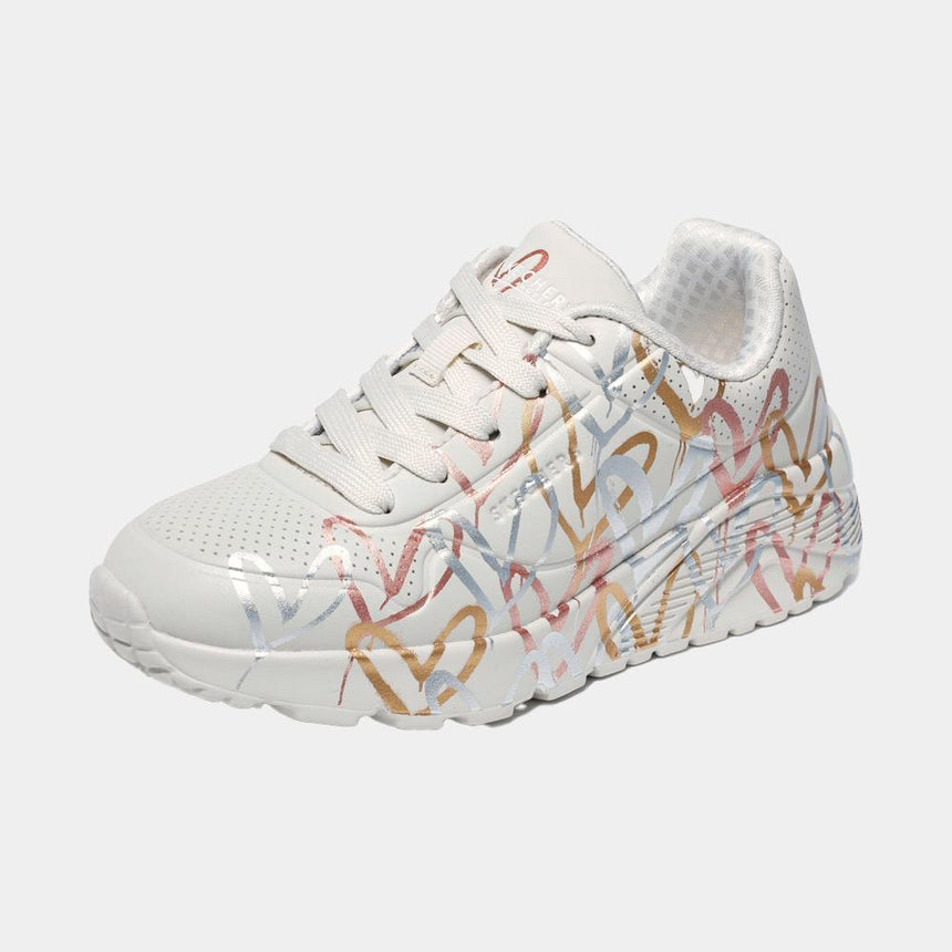 Zapatilla Skechers Jgoldcrown: Uno Lite - Metallic Love