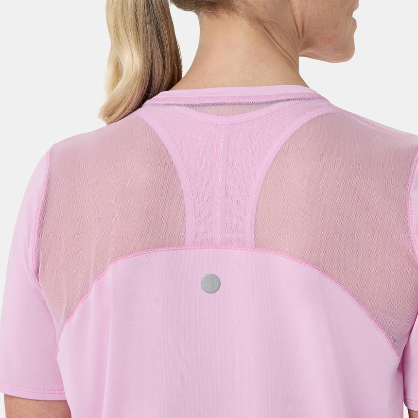 Camiseta Asics Road De Manga Corta Para Mujer