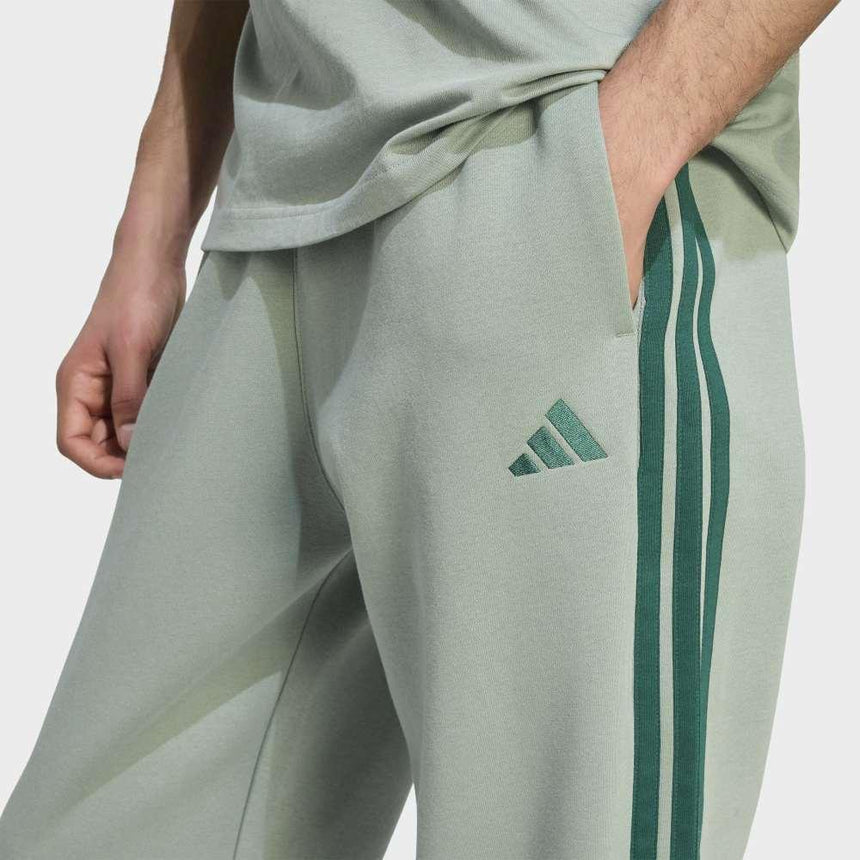 adidas Pantalón De Felpa Con Puños Y Corte Cónico Essentials 3-Stripes
