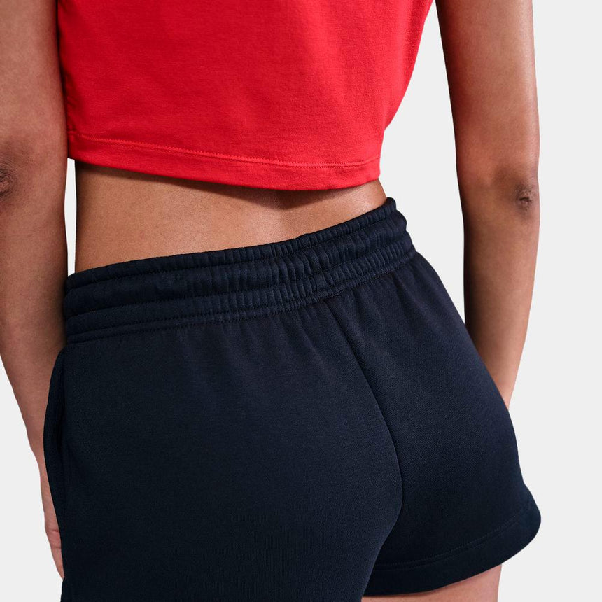 Pantalón Corto Nike Sportswear Phoenix Fleece De Talle Medio Y 5 cm - Mujer