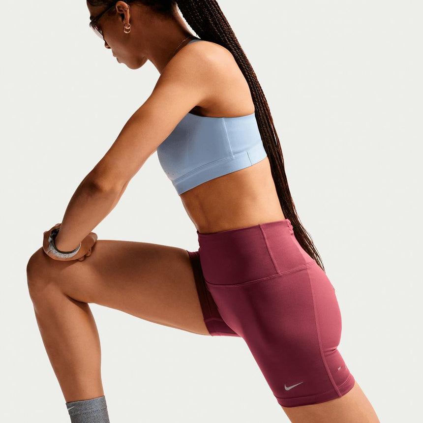 Pantalón Corto De Running Nike Tempo De Talle Alto 10 Cm - Mujer