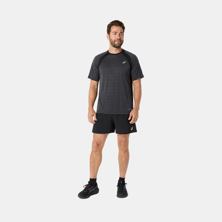 Camiseta Asics Road De Manga Corta Para Hombre