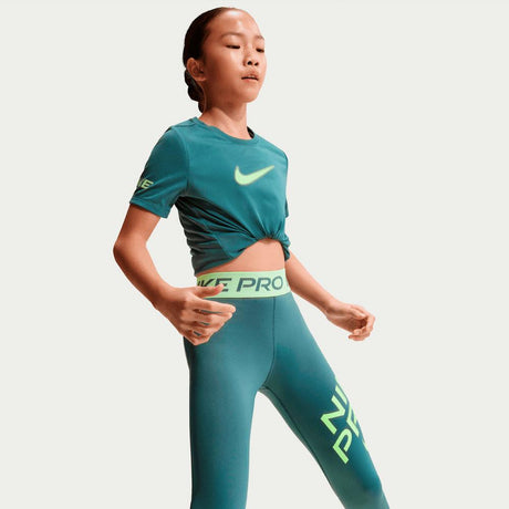 Camiseta Nike Pro De Entrenamiento De Manga Corta DrI-Fit - Niña