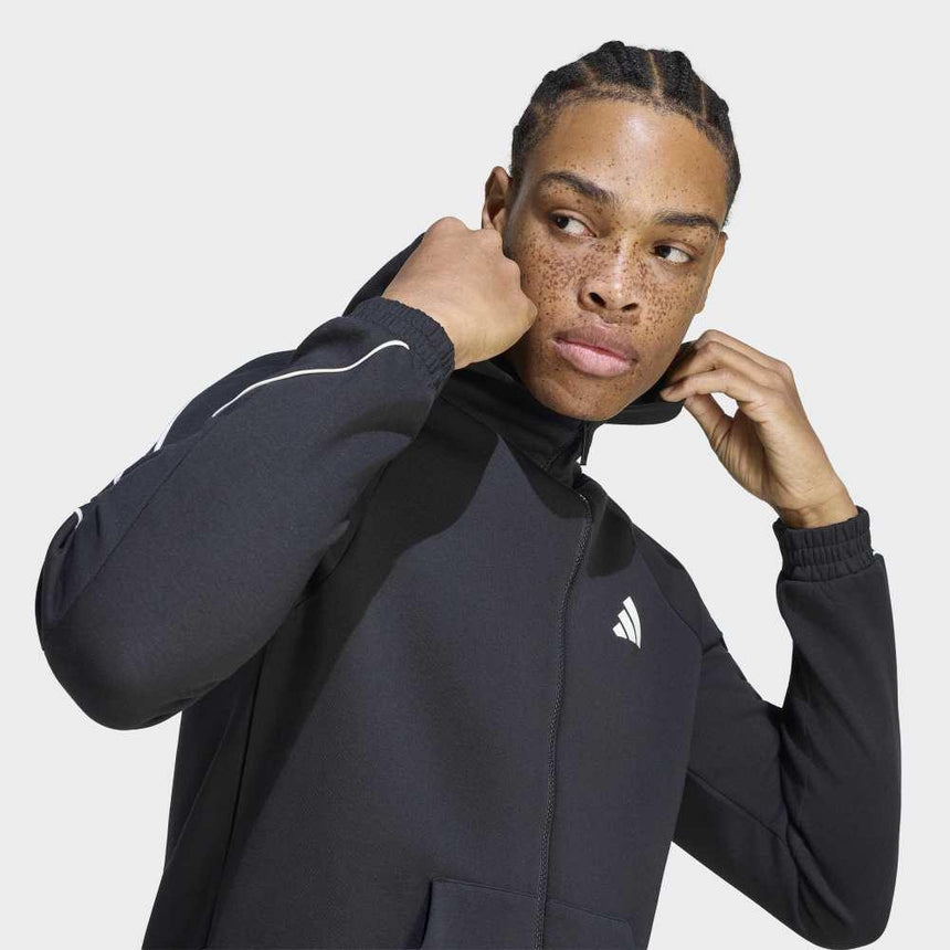 adidas Sudadera Con Capucha Y Cierre De Cremallera Stadium Small Logo
