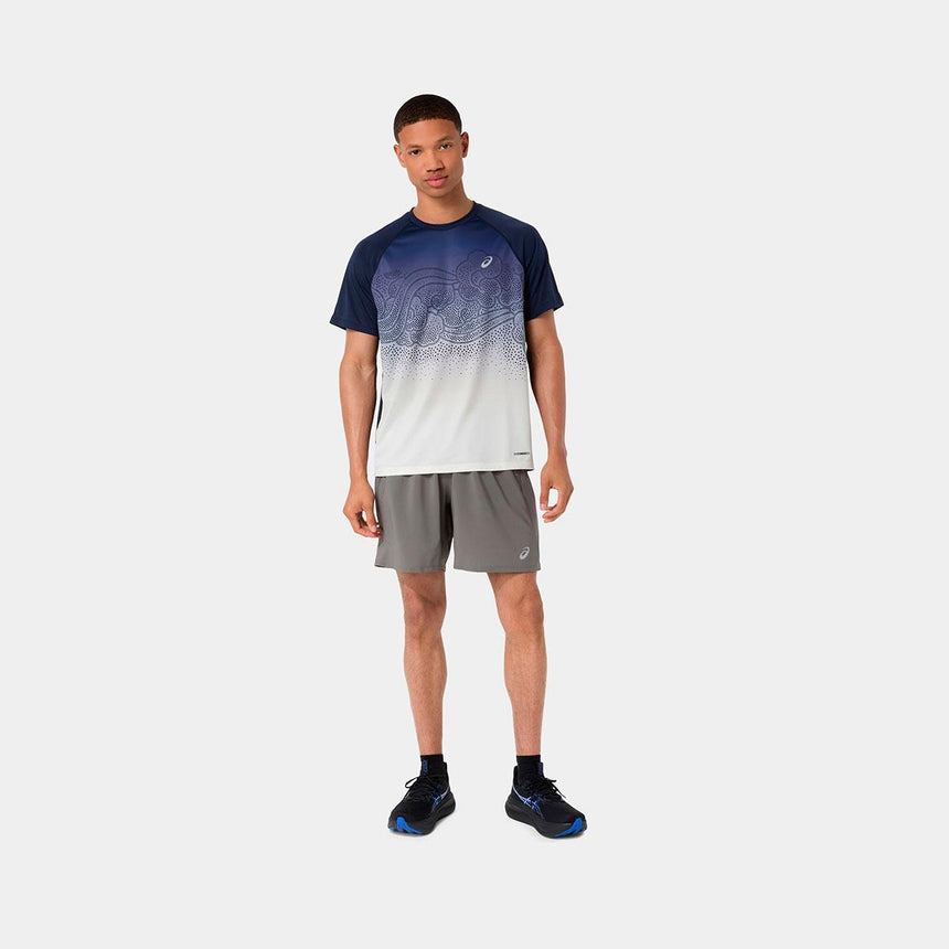 Camiseta Asics Road Fade Ss Top Hombre
