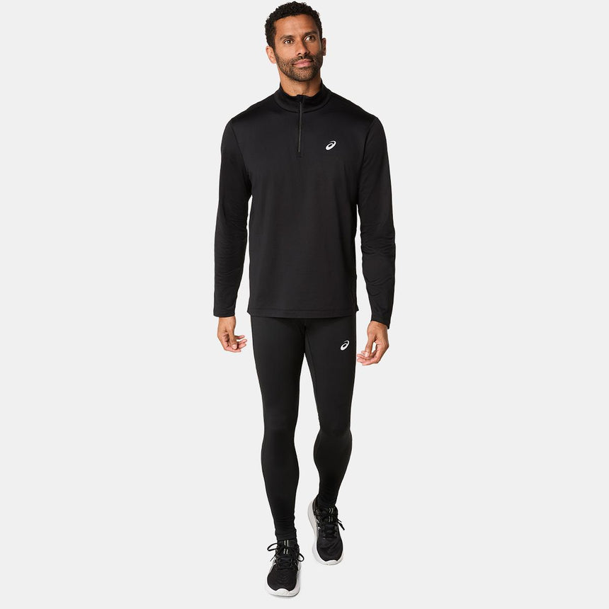 Camiseta De Invierno Asics Core Ls 1/2 Zip Para Hombre