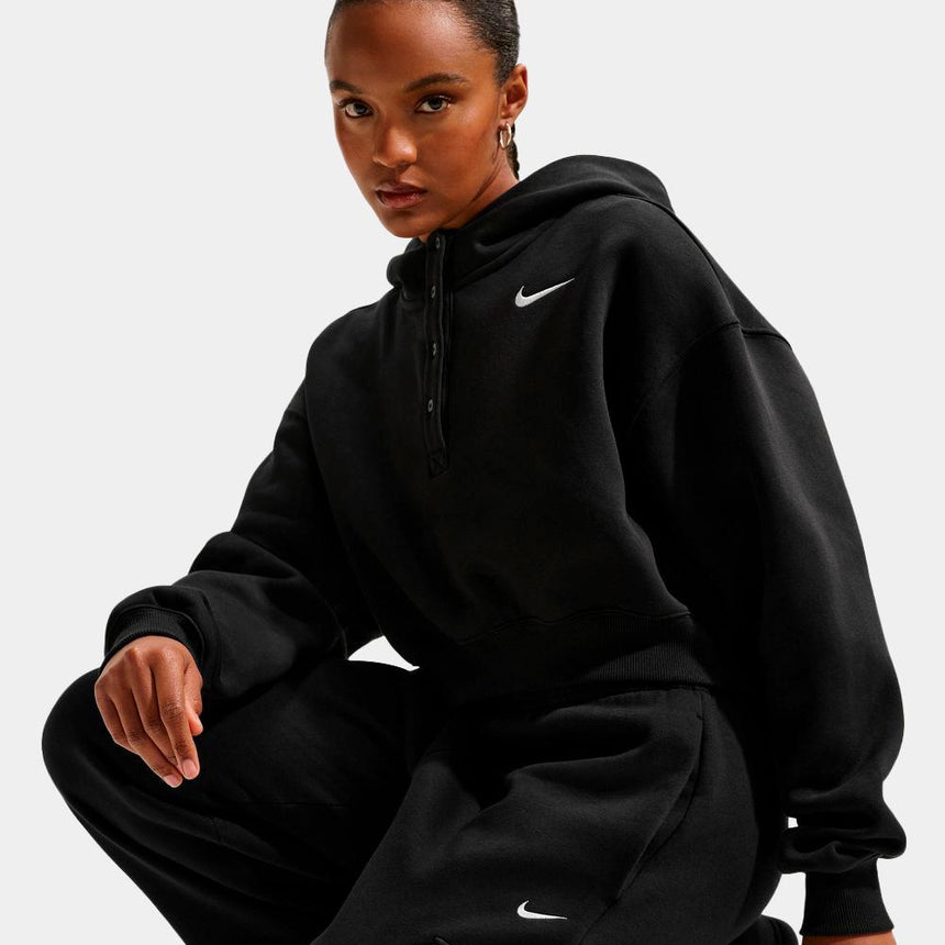 Sudadera Nike Sportswear Phoenix Fleece Con Capucha Henley - Mujer