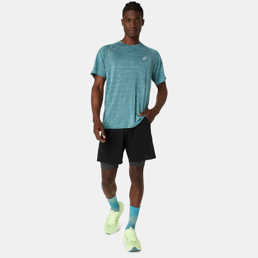 Camiseta Asics Road De Manga Corta Para Hombre