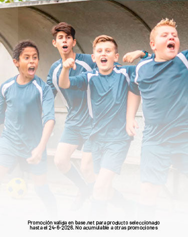 UN VERANO A PURO GOL 
-10% extra en producto seleccionado con el cupón FUTCAMP26 . Valido hasta el 24-6 solo en base.net. No acumulable a otras promociones. 