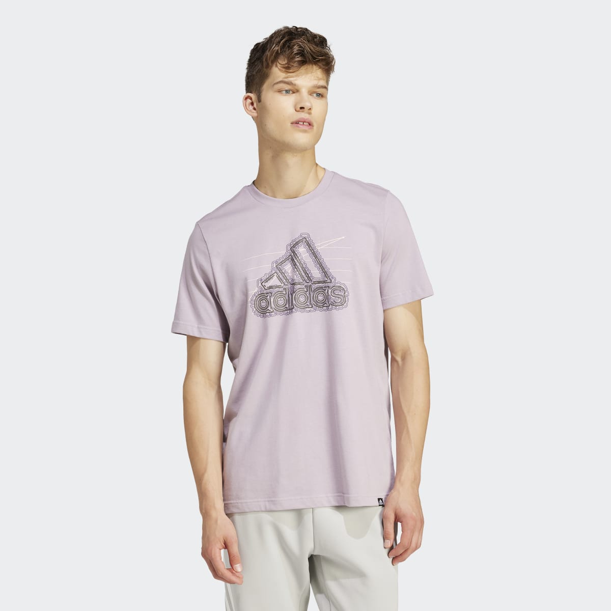 Camiseta rosa adidas online hombre