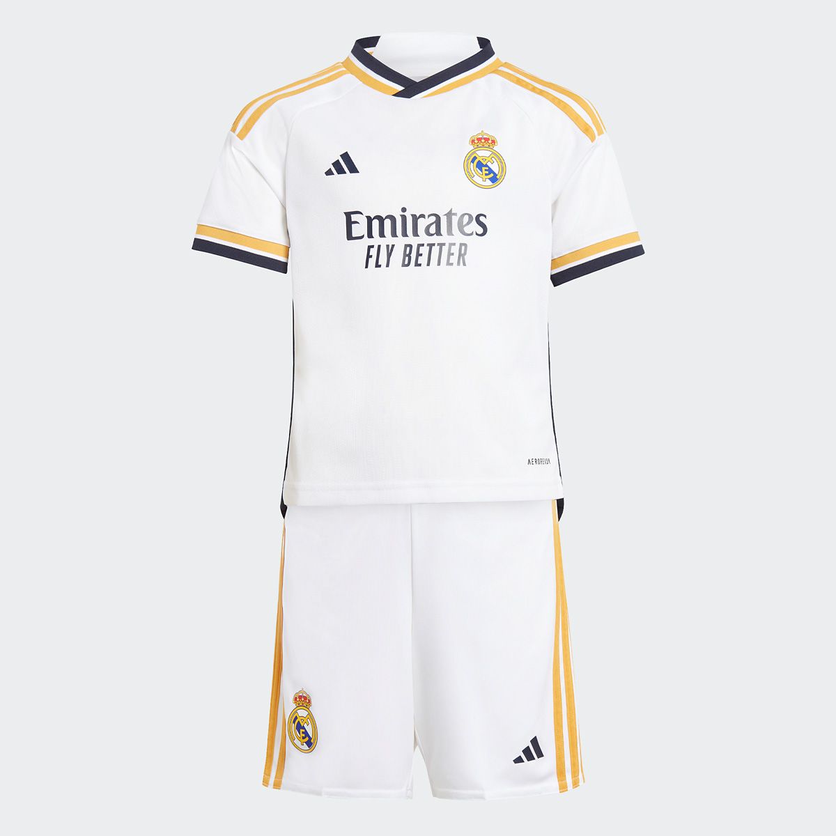 adidas Performance - Conjunto segunda equipación Real Madrid 2023/2024 Niño /a